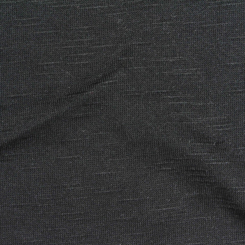 Dark Grey Marl Jersey Knit, Poly-Viscose, 195 gsm
