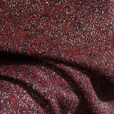 Red Flecked Chunky Knit, Polyester — photo 3