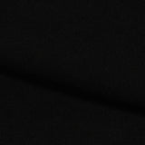 Polyester Stretch Ponte Knit Fabric, 419 gsm, 160 cm — Black — photo 3