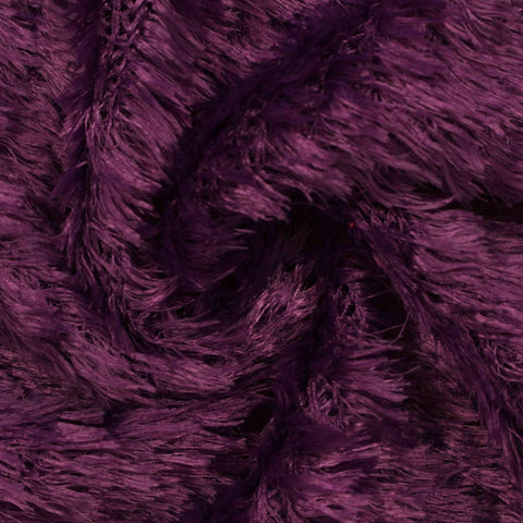 Polyester Stretch Linen-Look Fabric, 317 gsm, 163 cm — Purple