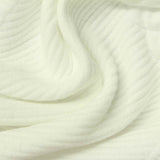Off-White Diagonal-Line Jacquard, Poly-Cotton — photo 3