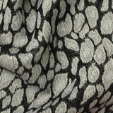 Black Animal Print Knit, Polyester — photo 3