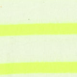 Neon Yellow Horizontal-Stripe Chunky Knit, Polyester — photo 3