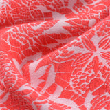 Coral Floral Jacquard, Cotton-Poly — photo 3