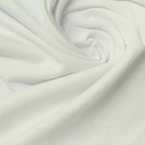 100% Cotton Jersey Knit Fabric, 173 gsm, 150 cm — White — photo 3