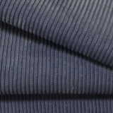 Polyester Stretch Corduroy Fabric, 270 gsm — Navy — photo 3