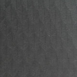 Dark Grey Geometric Rib Knit, Cotton — photo 3