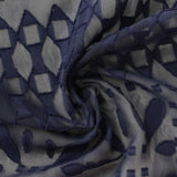 100% Polyester Chiffon Fabric, 78 gsm, 145 cm — Blue — photo 3