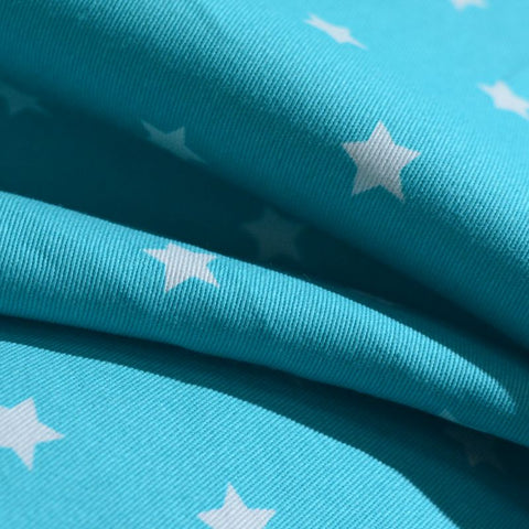 Cotton Stretch Twill Fabric, 260 gsm, 147 cm — Blue