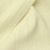 Cream Fine-Diamond Pointelle Knit, Cotton — photo 3