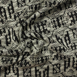 Black Abstract Jacquard, Polyester — photo 3