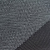 Black Diagonal-Stripe Jacquard, Poly-Cotton — photo 3