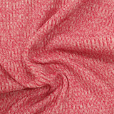 Red Marl Rib Knit, Poly-Viscose — photo 3