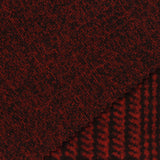 Red Houndstooth Jacquard, Poly-Viscose — photo 3