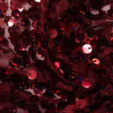 Red Sequins Knit, Polyester — photo 3
