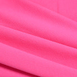 Polyester Cotton Stretch Rib Knit Fabric, 253 gsm, 102 cm — Pink — photo 3