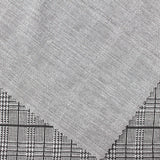 Black Plaid Knit, Polyester — photo 3