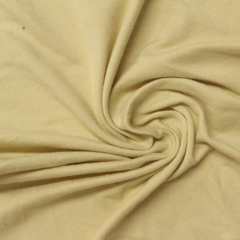 Brushed Polyester Stretch Milk Silk Knit Fabric, 220 gsm, 180 cm — Khaki