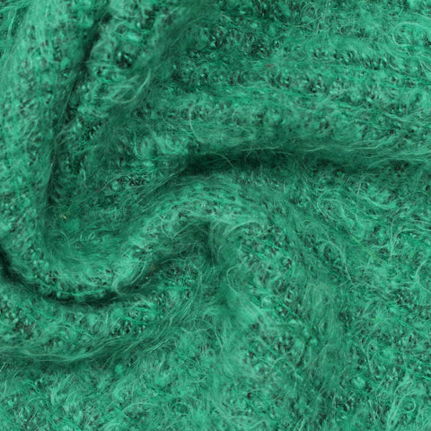 Acrylic Polyester Interlock Knit Fabric, 280 gsm, 120 cm — Green