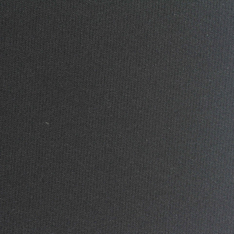 Polyester Stretch ITY Knit Fabric, 370 gsm, 160 cm — Black