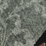 Black Floral Chunky Knit, Viscose-Poly — photo 3