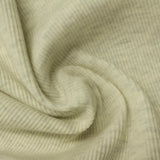 Light Grey Heathered-Marl Rib Knit, Cotton-Poly — photo 3