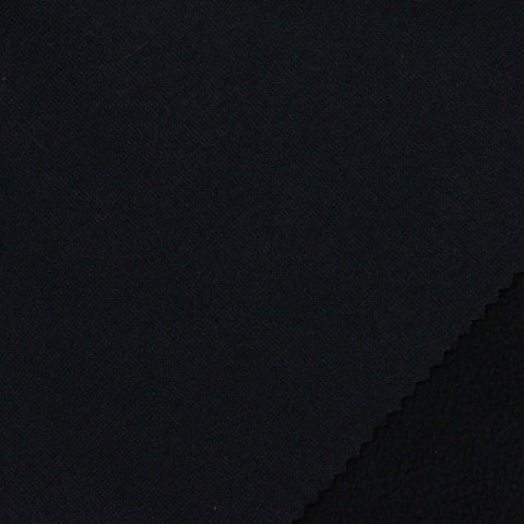 100% Polyester Fleece Fabric, 150 gsm, 160 cm — Black