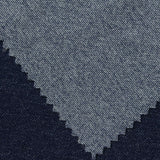 Dark Blue Marl Piqué Knit, Viscose-Poly — photo 3