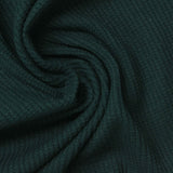 Cotton Polyester Waffle Knit Fabric, 190 gsm — Green — photo 3