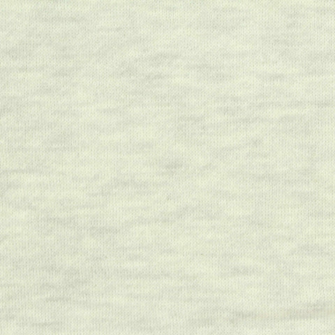 Brushed Polyester Cotton French Terry Fabric, 230 gsm, 180 cm — White