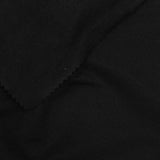 Brushed Viscose Nylon Stretch Bengaline Fabric, 256 gsm — Black — photo 3
