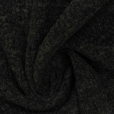 Dark Grey Marl Waffle Knit, Poly-Viscose, 350 gsm