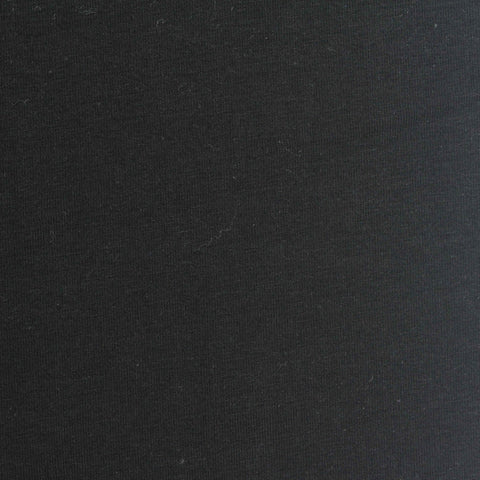 Cotton Modal Stretch Jersey Knit Fabric, 180 gsm, 165 cm — Black