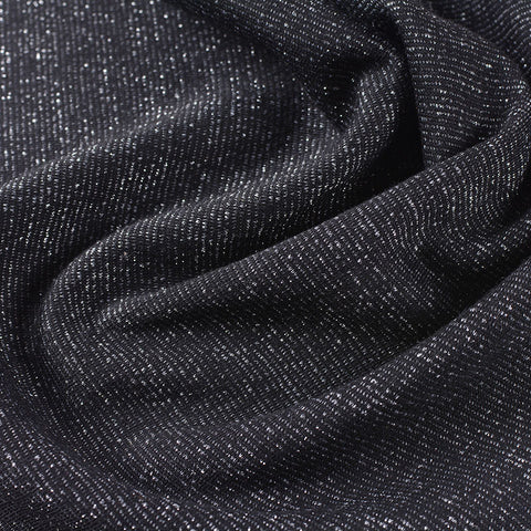 White Marl French Terry, Polyester, 280 gsm