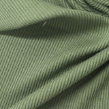 Viscose Stretch Rib Knit Fabric, 270 gsm, 120 cm — Green — photo 3