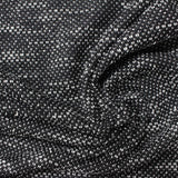 Black Marl Chunky Knit, Cotton-Poly — photo 3