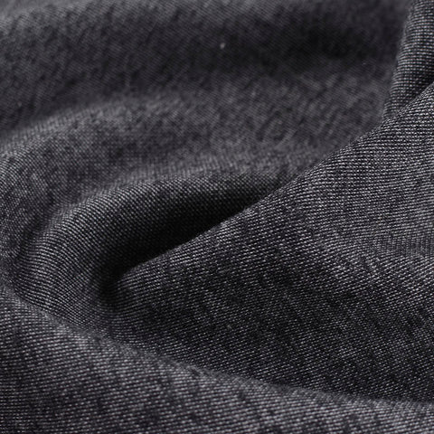 Dark Grey Marl Scuba Knit, Cotton-Poly, 266 gsm