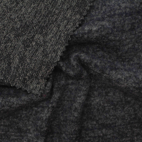 Dark Grey Marl Knit, Polyester, 195 gsm