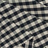 Black Check Woven, Cotton — photo 3