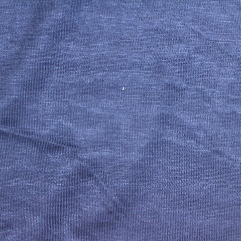 Heathered Blue Marl Jersey Knit, Polyester, 200 gsm