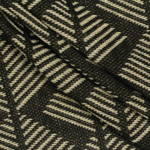 Cream Chevron Jacquard, Poly-Viscose, 250 gsm