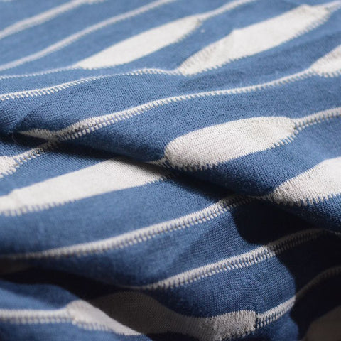 Blue Stripes Jacquard, Polyester