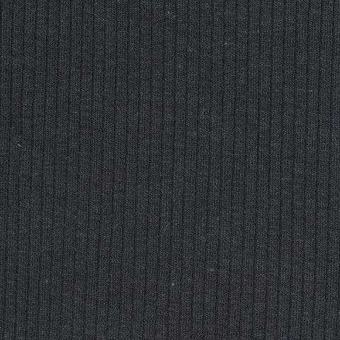 Charcoal Rib Knit