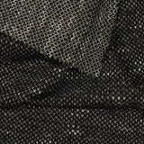 Black Marl Chunky Knit, Viscose-Metallic — photo 3