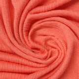 Polyester Stretch Crepe Fabric, 170 gsm, 130 cm — Orange — photo 3