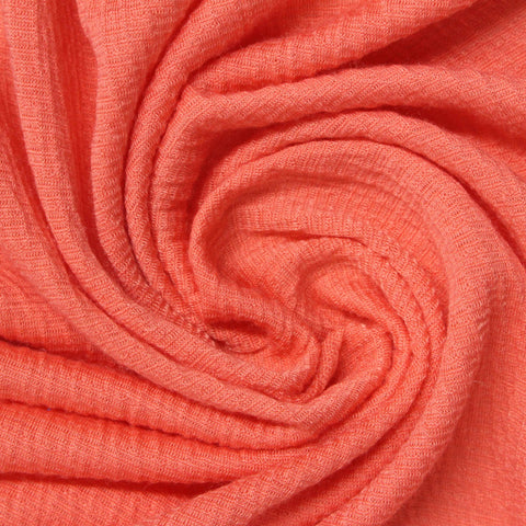 Polyester Stretch Crepe Fabric, 170 gsm, 130 cm — Orange
