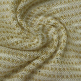 Gold Horizontal-Stripe Chunky Knit, Polyester — photo 3