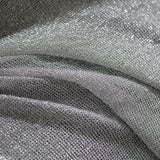 Viscose Metallic Stretch Jersey Knit Fabric, 176 gsm, 150 cm — Grey — photo 3