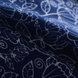 White Floral Woven, Viscose — photo 3