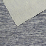 Blue Marl Interlock Knit, Poly-Cotton — photo 3